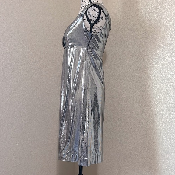 ~SOLD~ Y2K Miss Sixty metallic evening party dress - Picture 4 of 8
